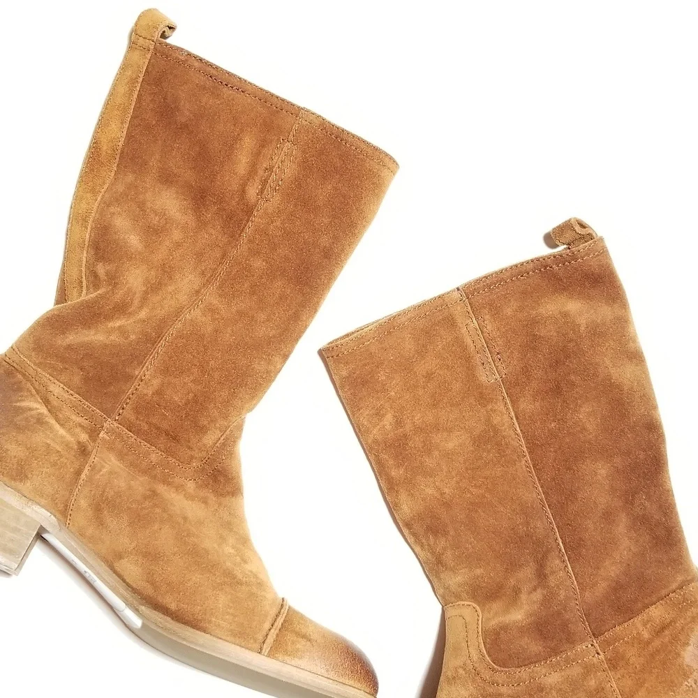 J. Crew Ryder Suede Equestrian Riding Boots - Picture 4 of 8